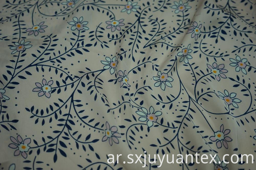 Sea Island Hammer Satin Print Fabric